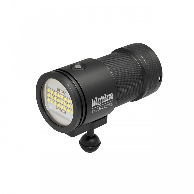 BIGBLUE – Phare de plongée VL15000PRC (télécommandé , valise de protection incluse)