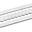 Bloque sangle OMS inox dentelé, 3 barrettes