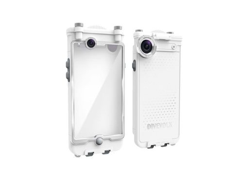 DIVEVOLK - Seatouch Pro 40m Blanc pour IPhone 6 à 8