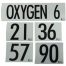 Halcyon - Autocollant GUE MOD Decal Oxygen 57