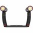 Kit lampe Scubapro SEA DRAGON DUO 6000F - comprend 2 lampes Sea Dragon 3000, 2 poignées Flex-Connect et une platine double.