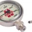 Manomètre sous-marin OMS Chromé, 52 mm verre minéral, 0-360 bars, sans tuyau