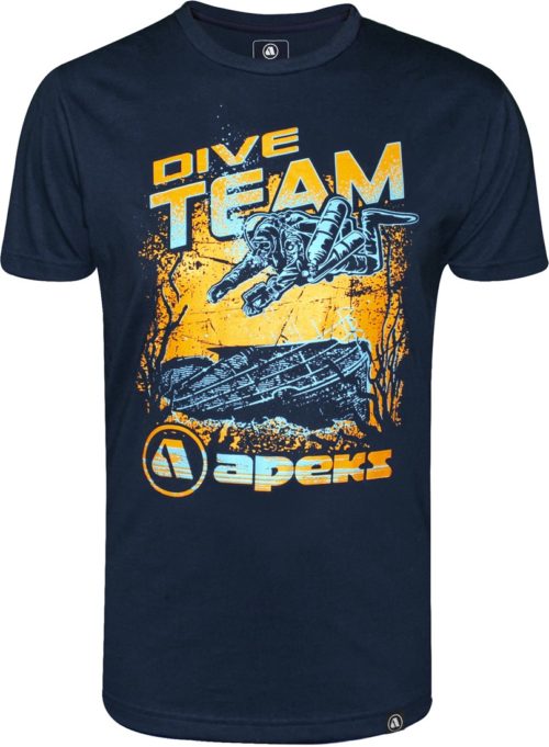 T-Shirt Apeks Dive Team Navy