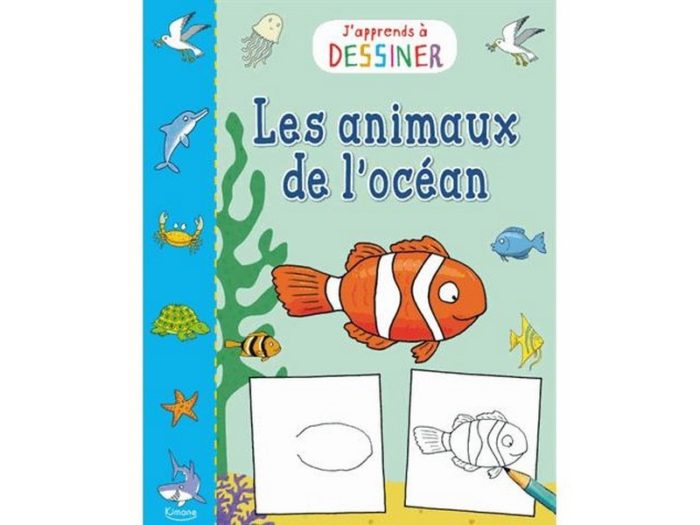 Aprendo a dibujar, los animales del océano.