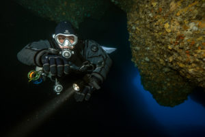 Sidemount plongée souterraine