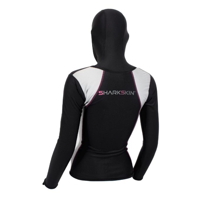 Haut manches longue femme Sharskin avec cagoule chillproof – Image 2