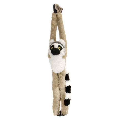 peluche hanging monkeys lémurien wild republic 50cm