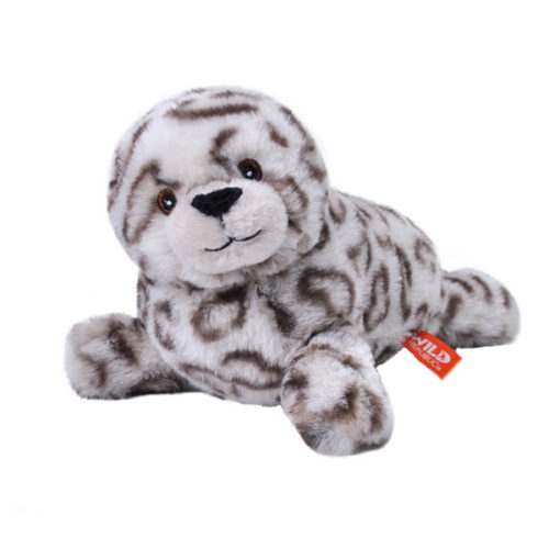 peluche cuddlekins medium phoque moucheté wild republic 30cm