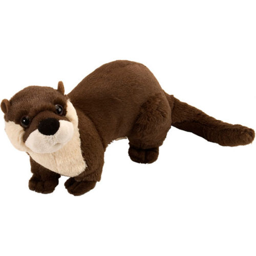 peluche cuddlekins mini loutre de rivière wild republic 20cm