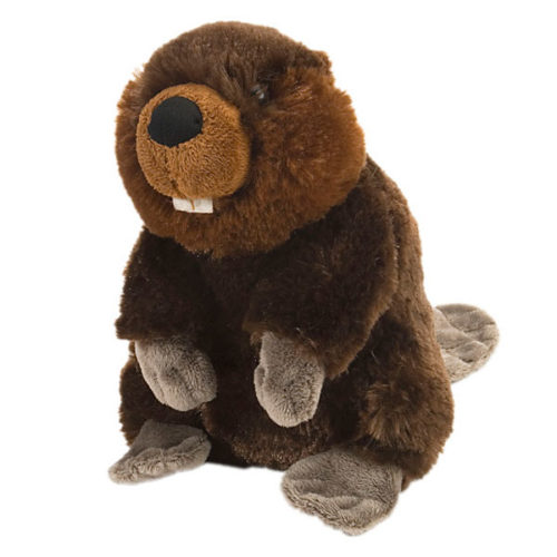 peluche cuddlekins mini castor wild republic 20cm