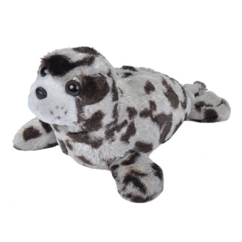 peluche cuddlekins mini phoque moucheté wild republic 20cm