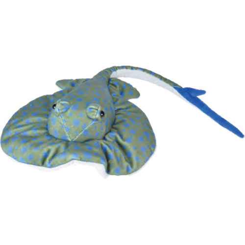 peluche cuddlekins medium raie pointe bleue wild republic 30cm