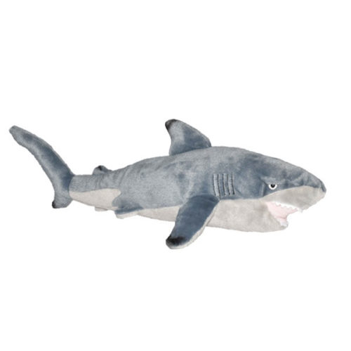 peluche cuddlekins medium requin pointe noir wild republic 30cm