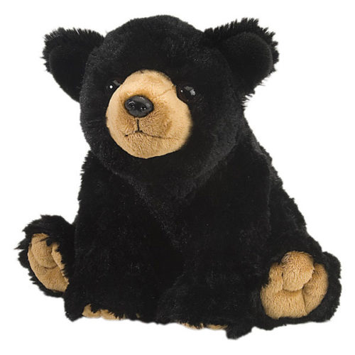 peluche cuddlekins medium ours noir wild republic 30cm