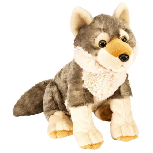 peluche cuddlekins medium loup wild republic 30cm