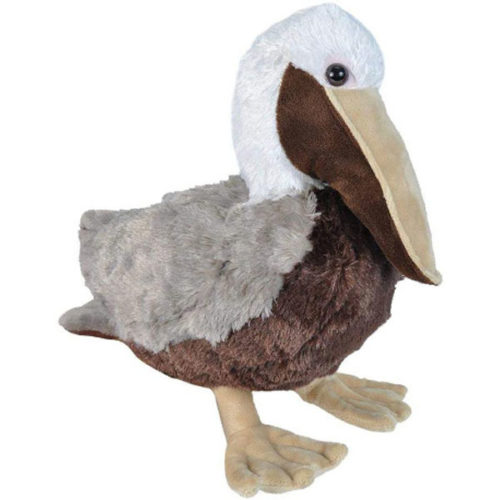 peluche cuddlekins medium pelican brun wild republic 30cm