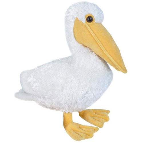 peluche cuddlekins medium pélican blanc wild republic 30cm