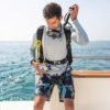 rashguard manches longues hydro t loose homme fourth element ice blue