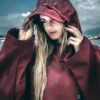 poncho storm fourth element burgundy