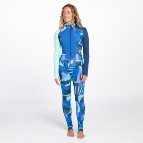 combinaison fin hydrosuit femme fourth element blue pattern