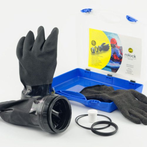 rolock système prémonté sur gants noirs avec sous gants, sans manchettes