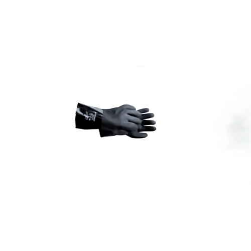 gants noirs pvc avec sous gants amovible acryliques