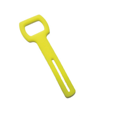 accroche octopus en silicone jaune