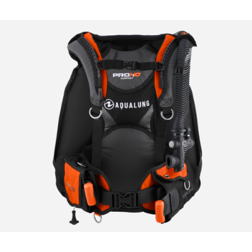 stab pro hd compact noir et orange aqualung