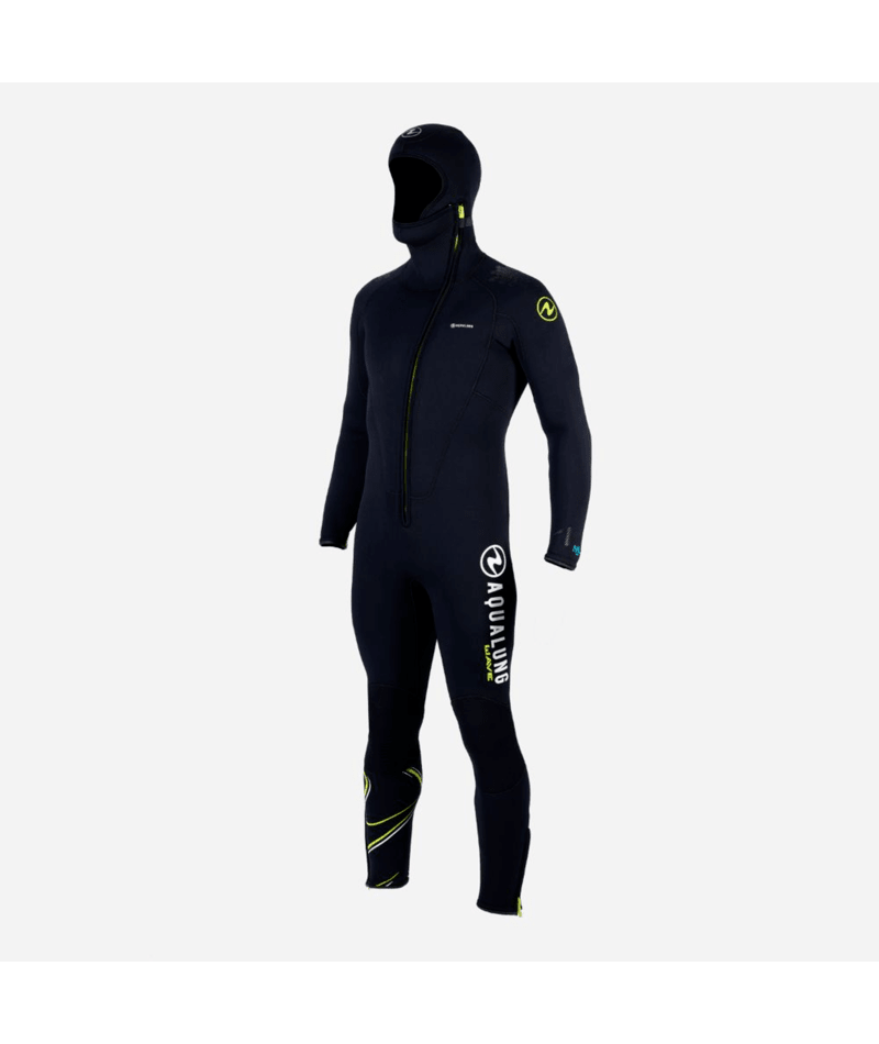 combinaison wave jumpsuit 6mm avec cagoule intégré aqualung homme