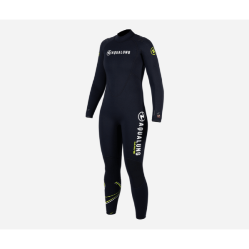 combinaison wave jumpsuit 6mm avec cagoule intégré aqualung femme