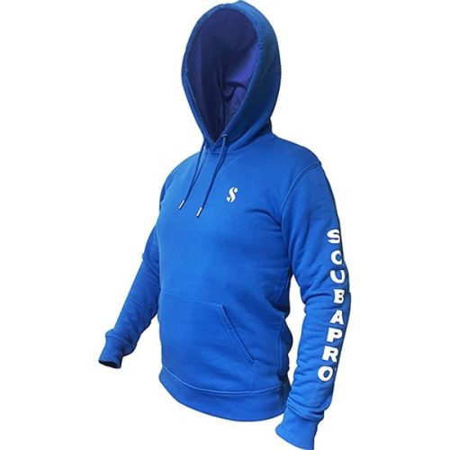 sweat shirt hoodie scubapro bleu