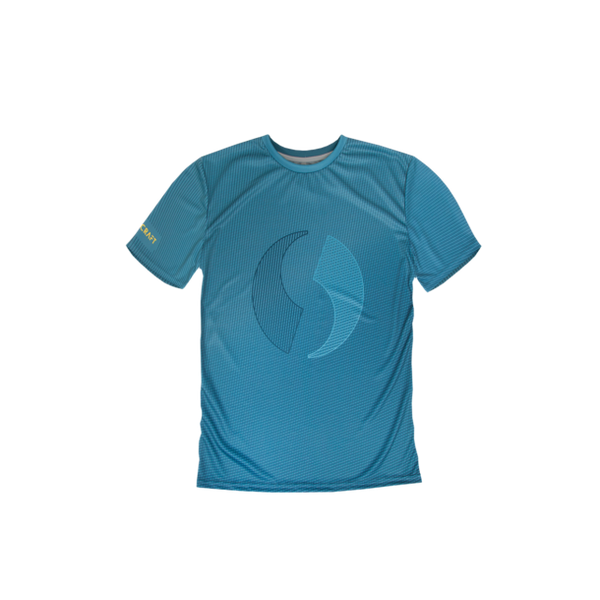 t shirt seacraft design 2 blue homme