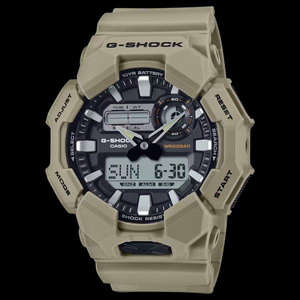 montre casio ga 010 5aer