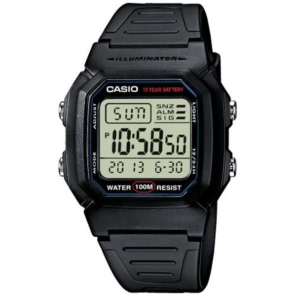 montre casio w 800h 1aves