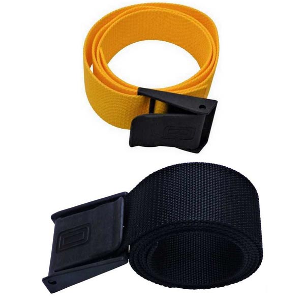 sublest ceinture tressée avec boucle us plastique , longueur 1,40 m