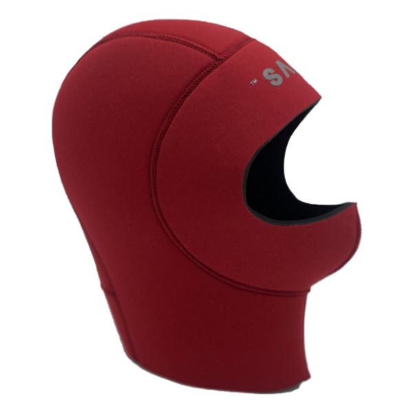 cagoule santi 6 mm rouge avec reflecteur