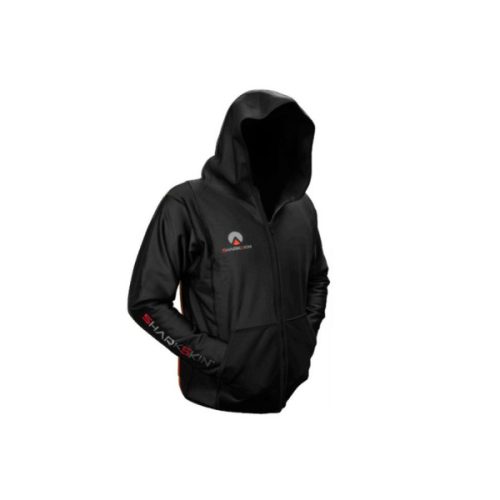 veste outdoor avec capuche sharkskin chillproof noir homme