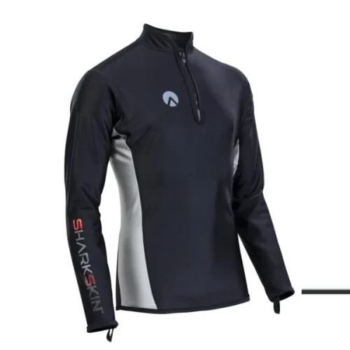haut manche longues chillproof demi zip noir homme