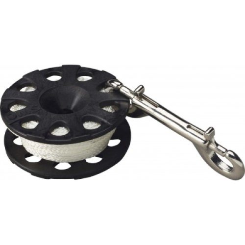 bobine spool avec mousqueton inox