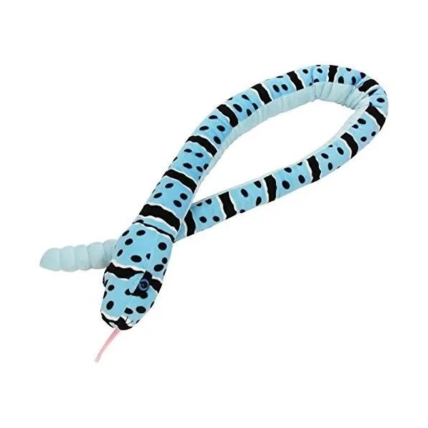 serpent bleu 132cm wild republic
