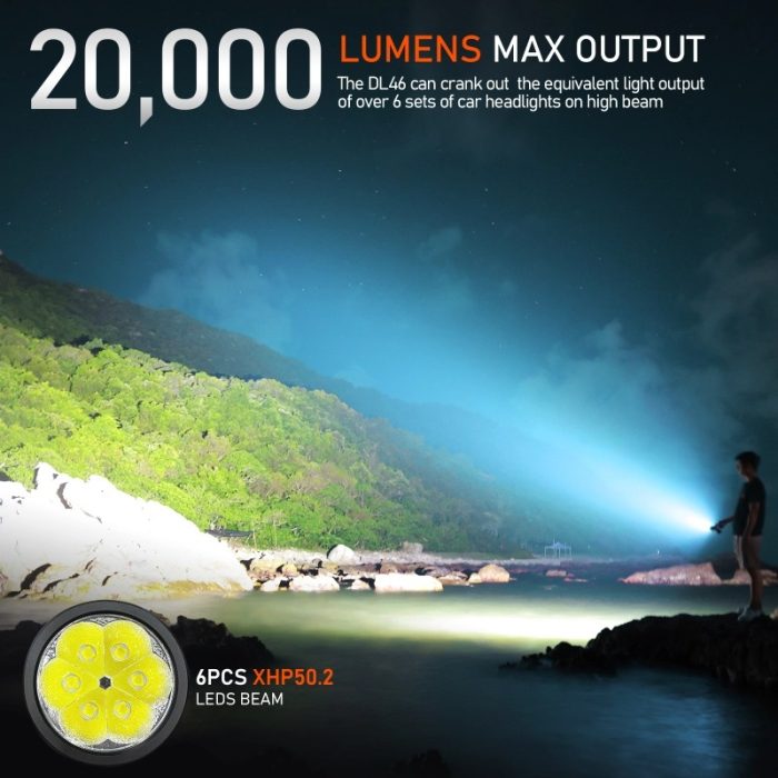 wurkkos lampe de plongée dl46