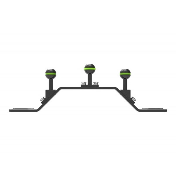 barre de fixation transversale marelux ii avec 3 boules de montage boîtier