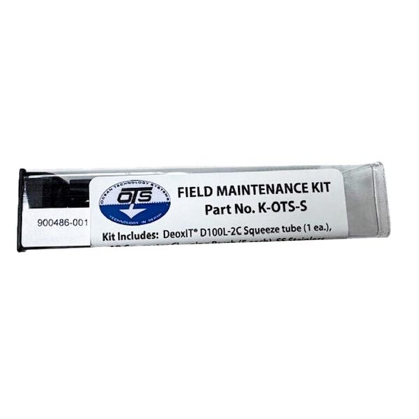 kit d’entretien et de nettoyage des connecteurs ots, petit modèle (comprend solution de nettoyage et brosses).