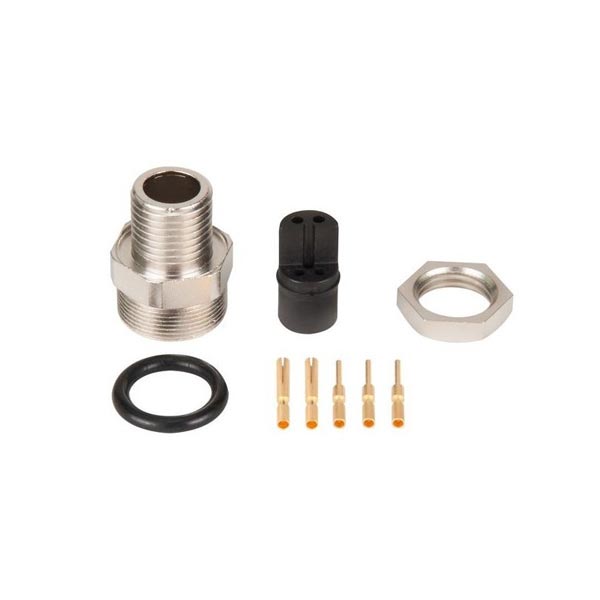 passe cloison ikelite ics 5 [5 broches] alu 7/16 (non assemblé)