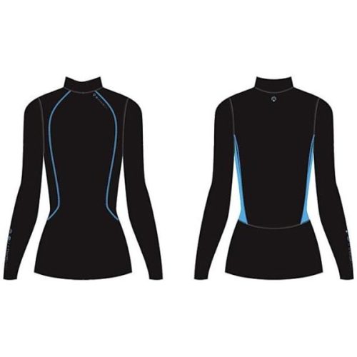 manche longue zip femme sharkskin