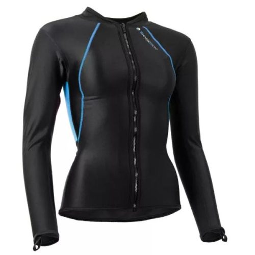 manche longue zip femme sharkskin