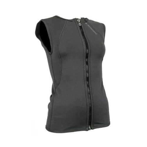 haut sans manche t2 avec zip sharkskin femme