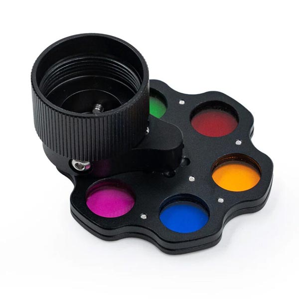 roue de filtres de couleurs divevolk