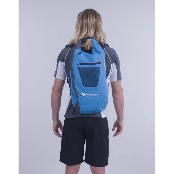 sac back pack sharkskin 30 l bleu