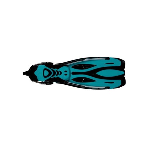 palmes beuchat powerjet – regular flex – bleu atoll